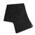 Polar Fleece Tassle Scarf - Black, Azulwear South Africa