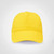 Superior 5 Panel Cap - Yellow, Front View, Azulwear
