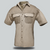 Serengeti Two Tone Short Sleeve Shirt | Stone/Khaki, Azulwear South Africa Serengeti Two Tone Short Sleeve Shirt | Stone/Khaki, Azulwear South Africa