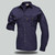 Mens Navy Crocodile Long Sleeve Shirt by Azulwear Cape Town, South Africa