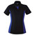 Royal and Black  Ladies Stratus Polo Shirt made from 175g combed poly-cotton pique with moisture-wicking technology, designed for corporate office uniforms in Gauteng, Johannesburg, and Pretoria.