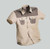Kids Safari Two Tone Short Sleeve Shirt