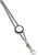 Grey Custom Candystripe Dome Lanyard by Azulwear Cape Town, South Africa