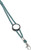 Turquoise Custom Candystripe Dome Lanyard by Azulwear Cape Town, South Africa