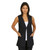 Ladies' Navy Freya medical and nursing uniform gilet by Azulwear Cape Town, South Africa