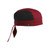 Red and Black lightweight kitchen skull cap featuring custom branded catering uniform embroidery, Azulwear Pretoria.