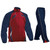 Red and Navy BRT303 Performance Tracksuit Pants in the Grey/White colourway, made from 100g micro rip-stop fabric with X-Tech moisture management for sports uniforms across South Africa.