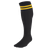 black/gold BRT Pace Sock  by Azulwear Cape Town, South Africa