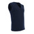 Navy Unisex Trident Sleeveless Jersey made from premium stretch technical performance fabric, designed for custom sports team uniforms and corporate fitness branding across South Africa.