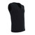 Black Unisex Trident Sleeveless Jersey made from premium stretch technical performance fabric, designed for custom sports team uniforms and corporate fitness branding across South Africa.
