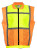 Hi-viz mesh sleeveless jacket from Azulwear South Africa, featuring the full front view with high-visibility silver safety strips. Courier delivery across South Africa.