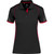 Black and Red Ladies Razor Golf Shirt by Azulwear Cape Town, South Africa