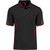 Black and Red Mens Razor Golf Shirt by Azulwear Cape Town, South Africa