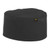 Black breathable chef beanie skull cap with a secure fit for commercial restaurant uniform sets, Azulwear Johannesburg.