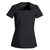 Black Lily Beauty Top made from durable, slightly heavier mini matt fabric, designed for professional beauty therapy, spa uniforms, and salon wear across South Africa.