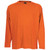 135g Long Sleeve Polyester T-shirt Orange, Promotional T-Shirts, Azulwear Cape Town, South Africa