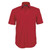 Red Mens Basic poly cotton short sleeve shirt for men on a model, corporate shirts by Azulwear South Africa. Features a regular fit, raised collar, and custom embroidery options.