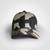Front view of the Basic 6 Panel Camo Cap by Azulwear Cape Town
