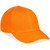Orange Cincinnati 6 Panel Cap by Azulwear South Africa photographed from a lateral profile angle to highlight its vibrant high-visibility styling, structured crown alignment, and premium finish optimized for promotional events.