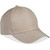 Khaki Cincinnati 6 Panel Cap by Azulwear South Africa photographed from a lateral profile angle to highlight its classic earth-toned corporate styling, structured crown alignment, and premium layout optimized for high-volume outdoor giveaways.