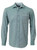 Mens Miller K243 L/S Shirt - Green, Azulwear Corporate Clothing