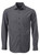 Black/Grey - Mens Heath Check L/S Shirt, Azulwear Corporate Clothing