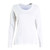 Ladies 150g Fashion Fit Long Sleeve T-Shirt - White, Azulwear Corporate Wear