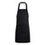 Black bib apron for restaurant uniforms in South Africa by Azulwear