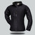 Black Pangolin Unisex Softshell Jacket by Azulwear, displaying the modern weather-resistant profile and flexible athletic fit ideal for cool morning game drives and professional safari clothing across South Africa.