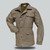 Khaki Safari Parka Jacket from Azulwear, highlighting the traditional rugged earth tone and insulated weather-resistant shell ideal for freezing morning game drives and winter safari clothing across South Africa.