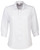 K225 Ladies 3/4 Slv Faith Blouse - Plain Koshibo White, Azulwear Corporate Clothing