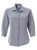 K225 Ladies 3/4 Slv Faith Blouse - Plain Koshibo Pebble Grey, Azulwear Corporate Clothing