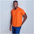 Front view of the Mens Everyday Golf Shirt by Azulwear, showcasing the durable knit corporate workwear fabric popular across South Africa.