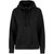 Sleek black 240g superior filament fabric Ladies Essential hooded sweater for corporate apparel orders by Azulwear South Africa.