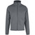 Grey Men's Palermo softshell jacket in South Africa front view featuring 300g/m² polyester knit fabric and a full zip closure by Azulwear Corporate Clothing Somerset West.