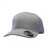 White custom branded American curved peak hat showing the adjustable strap closure, premium corporate clothing supplier Azulwear Pretoria.