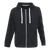 All-black 240g cotton-rich brushed fleece Brighton hooded sweater for corporate apparel orders by Azulwear South Africa.