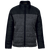 Dark grey ladies corporate clothing jacket close-up detailing the melange fabric textures and premium quilted stitching Johannesburg by Azulwear.