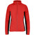 Red professional clothing top close-up showcasing the crease-resistant polyester pongee fabric and spandex stretch inserts Johannesburg by Azulwear.