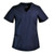 Navy Blue DUCHESS LEXIE Ladies Scrub Top made from premium KOOLTRON polycotton fabric, designed for medical scrubs and nursing uniforms across South Africa.