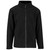 Front look at the Black Men’s Yukon Premium Micro Fleece Jacket from Azulwear, showcasing the high-quality 240g fabric and full-length front zipper. Ideal for demanding corporate uniforms and embroidered company logos in Johannesburg, available up to size 5XL.