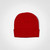Aspen Beanie Red with custom branding options by Azulwear
