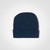 Aspen Beanie Navy with custom branding options by Azulwear