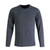 150g Fashion Fit Long Sleeve T-shirt in Graphite Melange Mens by Azulwear South Africa