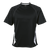 Black and White BRT Hydro T-Shirt made from high-performance moisture-wicking and breathable technical fabric, designed for custom sports team training uniforms across South Africa.