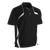 Black and White BRT Men's Reflect Golfer shirt made from premium breathable fabric with integrated safety reflective detailing, designed for custom corporate branding across South Africa.