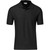 Front view of the Black Kids Basic Pique Golf Shirt by Azulwear, showcasing the durable textured knit corporate clothing fabric popular for school and youth events across South Africa.