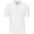 Front view of the White Kids Basic Pique Golf Shirt by Azulwear, showcasing the durable textured corporate clothing fabric popular for school and youth uniforms across South Africa.