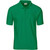 Front view of the Emerald Green Kids Basic Pique Golf Shirt by Azulwear, showcasing the durable textured corporate clothing fabric popular for school and youth apparel in Sandton.
