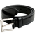 PU Leather Look Belt featuring a 30mm width, tonal topstitching, and a brushed nickel buckle, designed for professional corporate uniforms and office attire across South Africa.